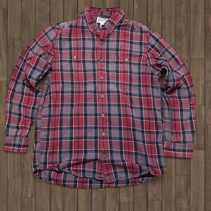 Duluth Trading Co Heavy Duty‎ Workwear Flannel Size L/T